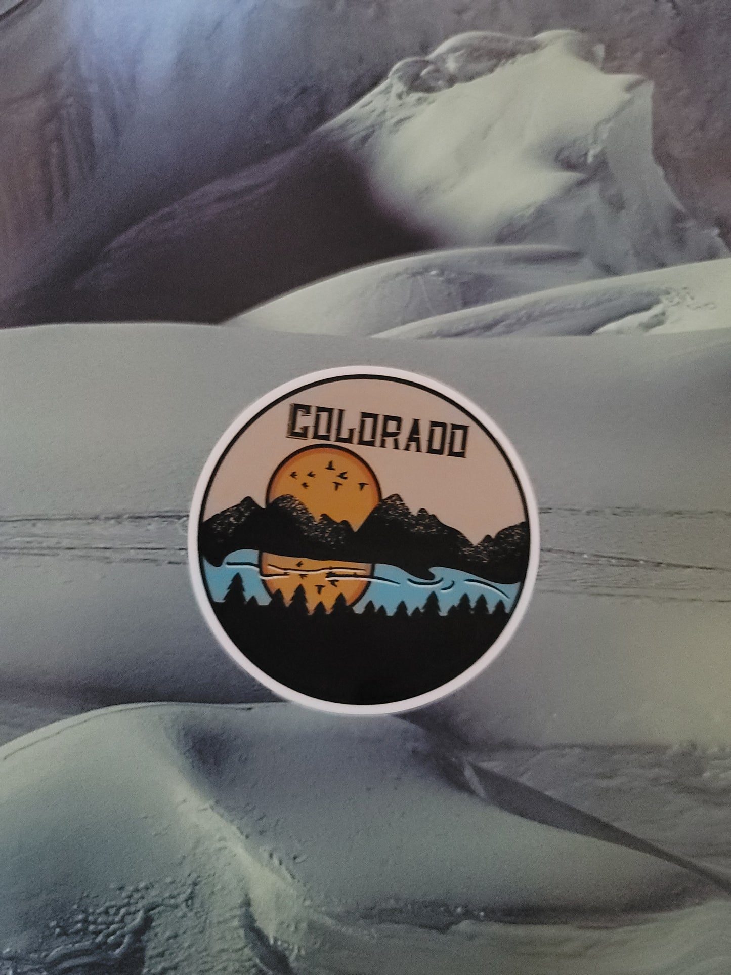 Colorado Cartoon Sticker