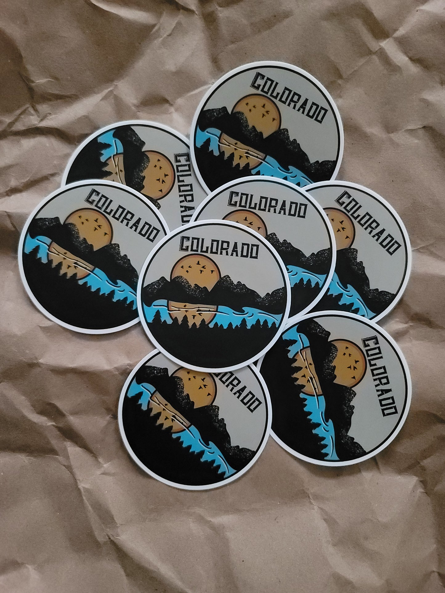 Colorado Cartoon Sticker