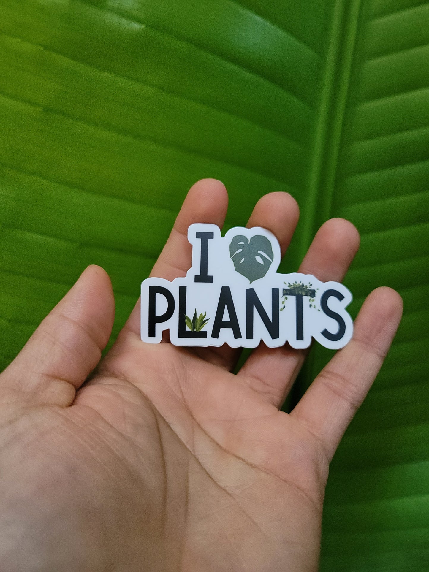 I love plants Sticker