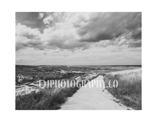 Monochrome: The Painted Mines - Colorado Photo Print