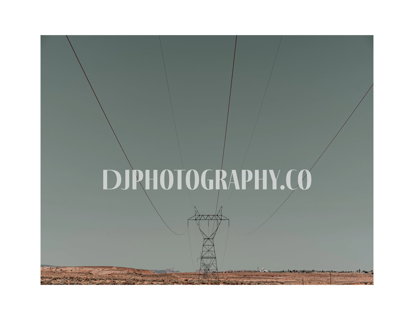 Harmony in Lines: Symmetric Sentinels -  Photo Print