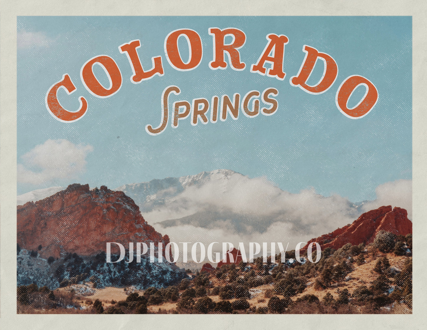 Discover Colorado Springs- Colorado Poster Print