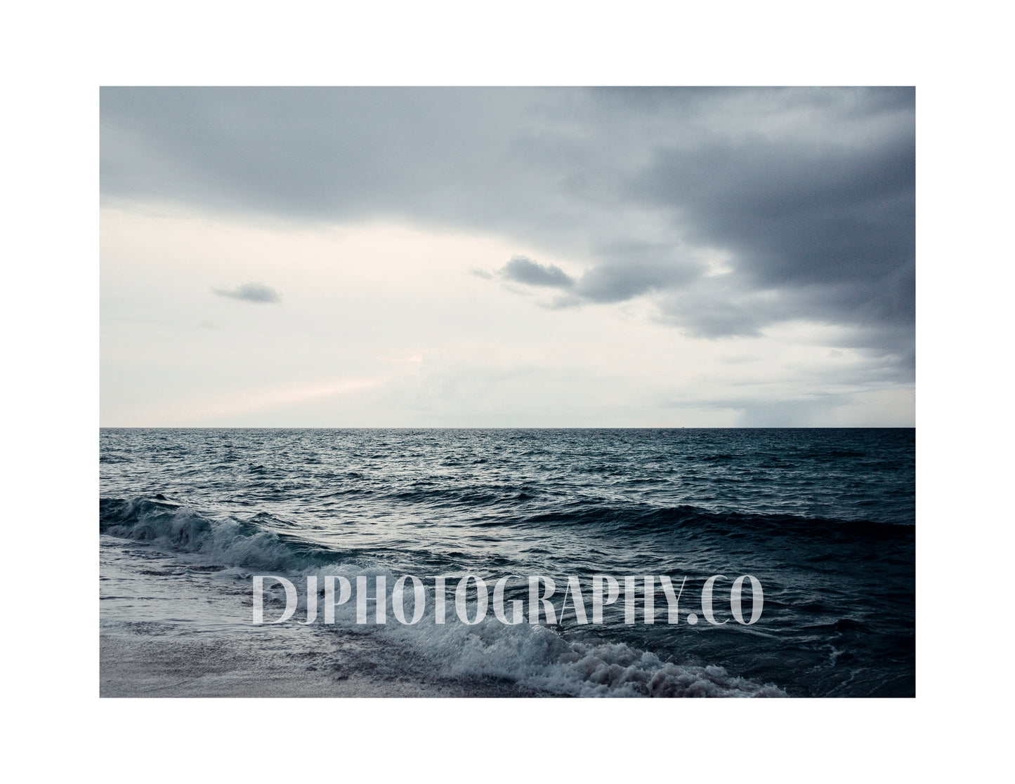 A Stormy Symphony on the Shore - Photo Print