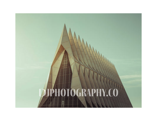 Ascent of Faith: Academy Cadet Chapel - Photo Print