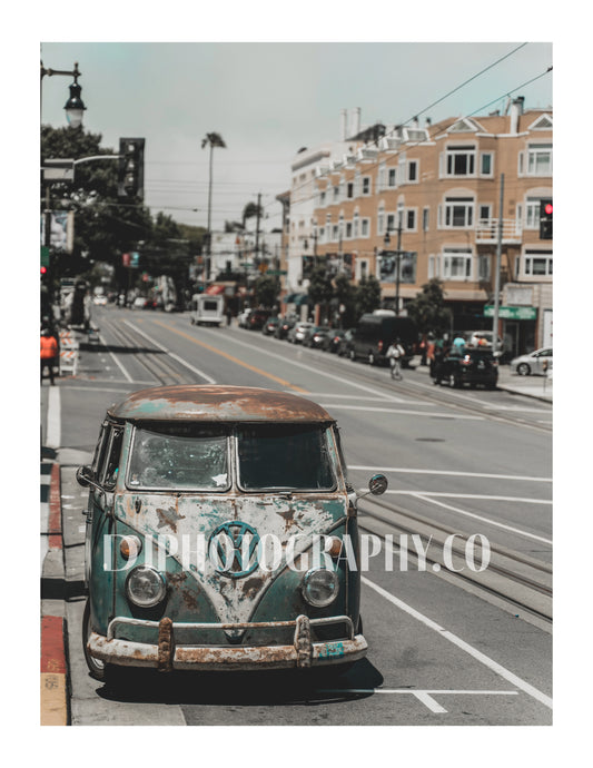 Vintage Volkswagen Van print