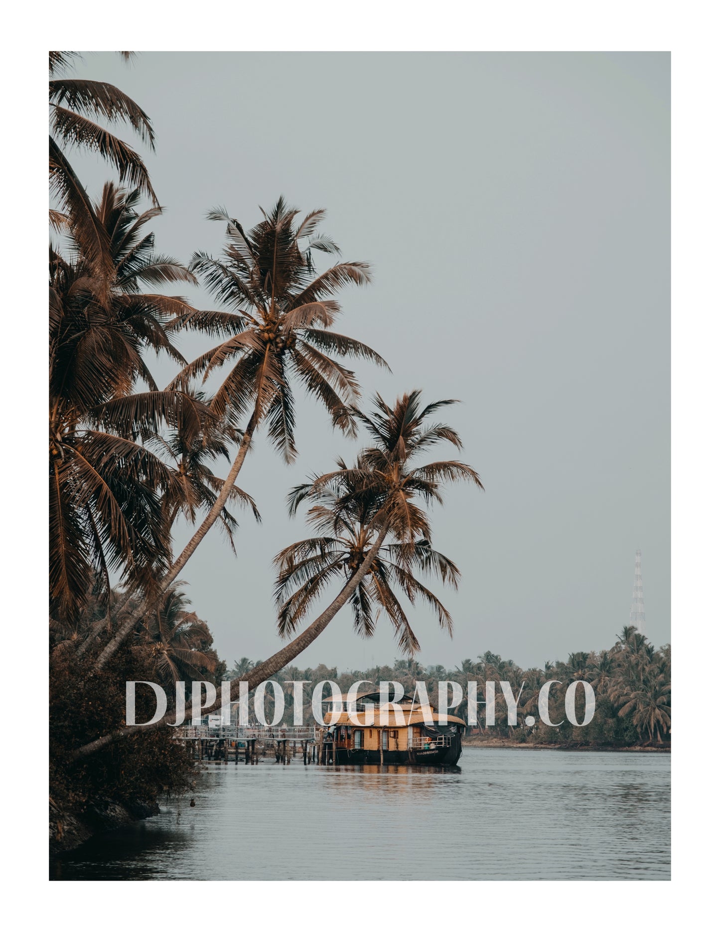 Serene Sailing: A Kerala Odyssey - Photo Print